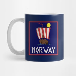 Norway drakkar ship Mug